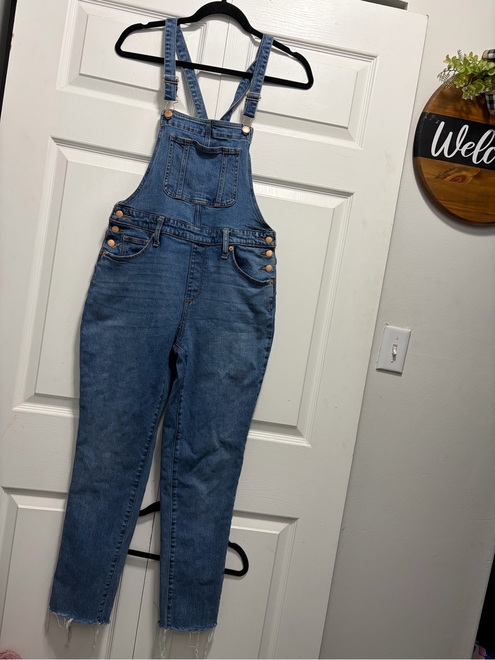 Universal Thread Medium Blue Denim Women's Overalls